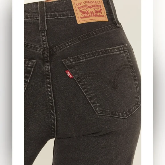 Levi's Ribcage Bell Cut And Dry No Dest Sz 27 Nwt - Picture 13 of 14